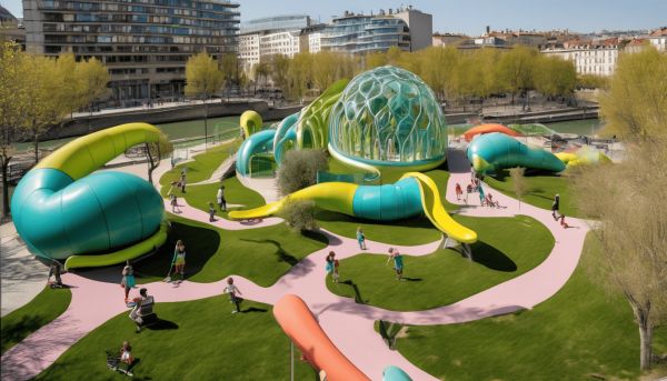 Caterpilou : l’aire de jeux innovante qui transforme le paysage de Lyon