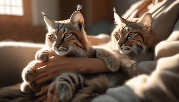 Pourquoi adopter un chat Highland Lynx comme compagnon affectueux